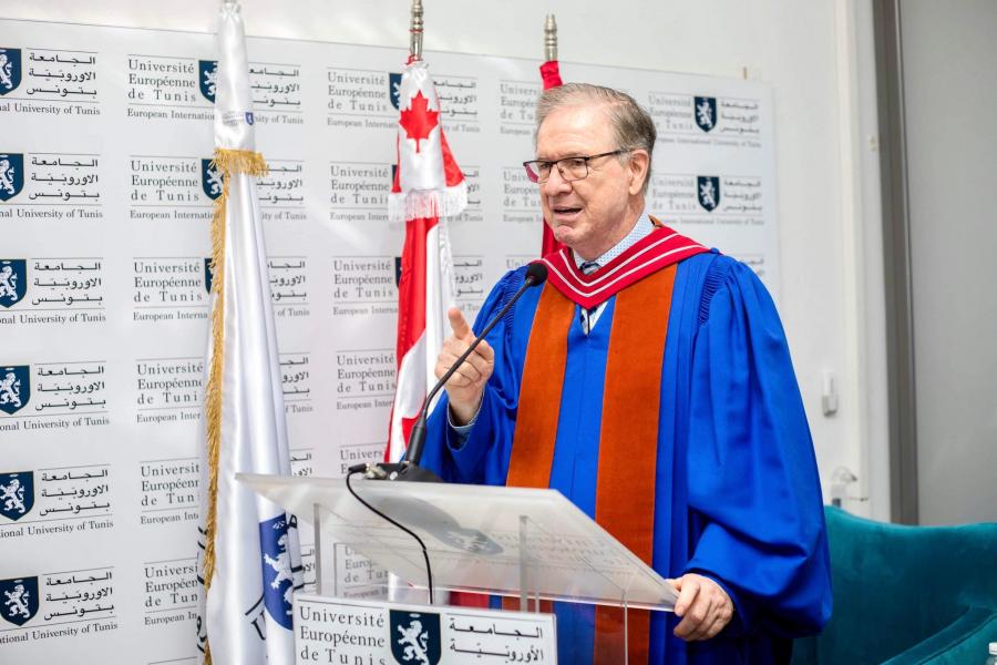 Université Européenne : Le Ministre Trudel Parrain de Promotion à Tunis