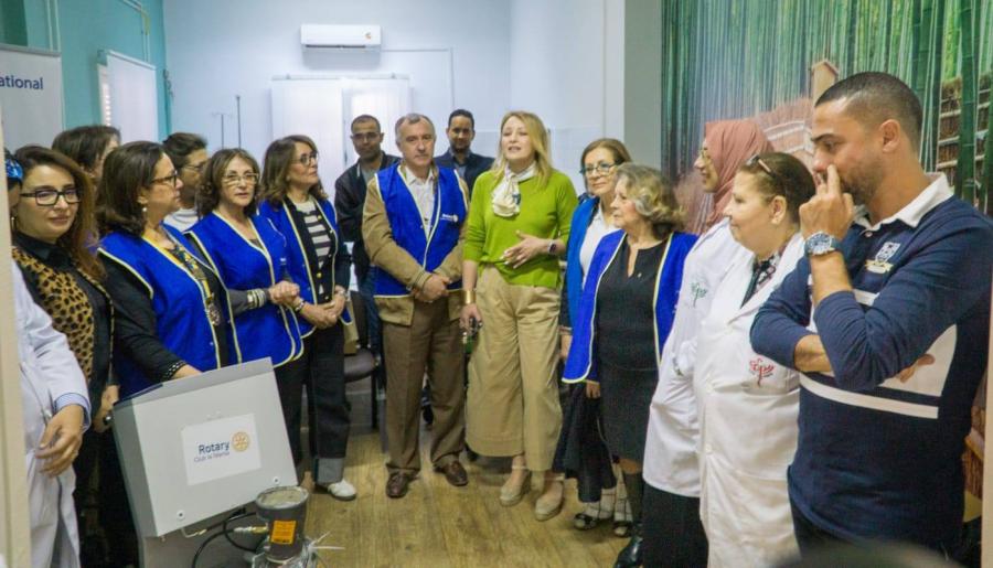 Le Rotary Club La Marsa offre du matériel médical à l'hôpital La Rabta