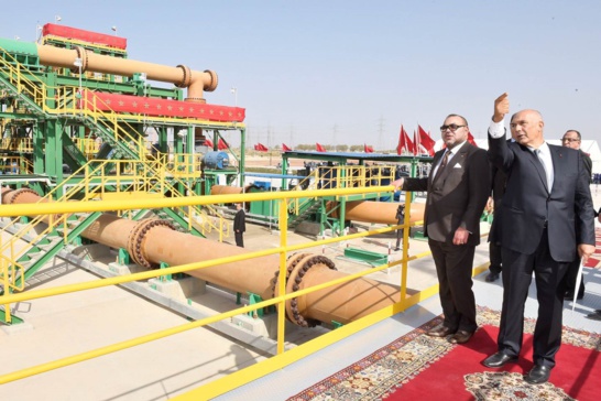 Le Maroc inaugure son pipeline à phosphate de 235 km