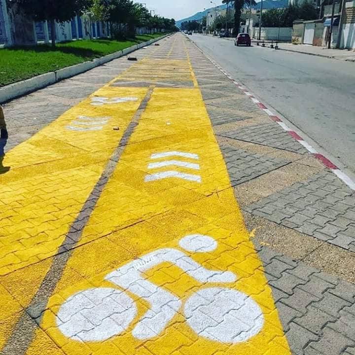Ezzahra : Apparition de bandes cyclables