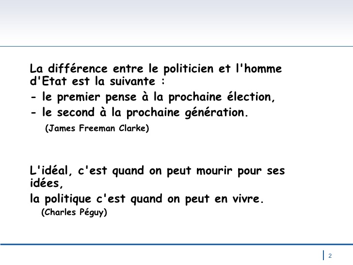 Ces politiques qui n’ont aucune culture de l’état!
