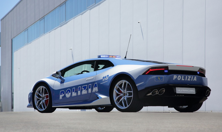 Une Lamborghini Huracán pour la police italienne