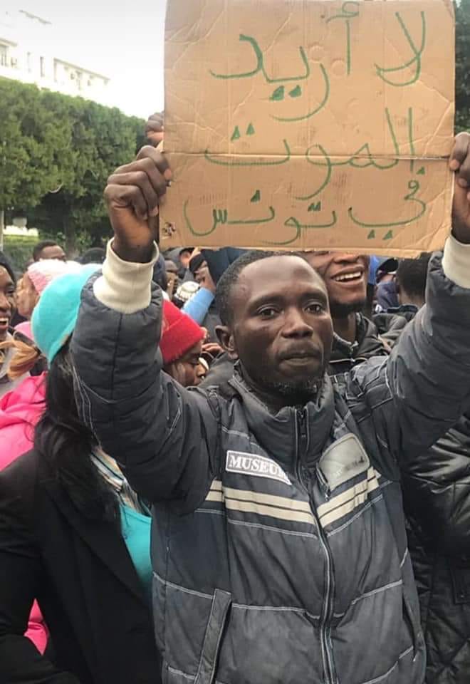 La photo du jour :« Je ne veux pas mourir en Tunisie »