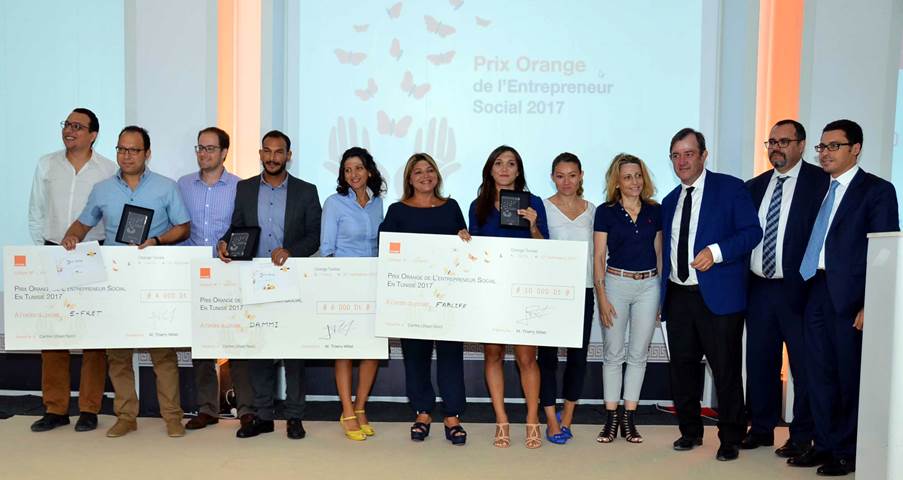 Les lauréats du prix Orange de l’entrepreneur social 2017 dévoilés