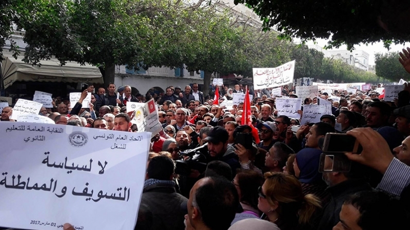 Tunisie: Journée de colère pour les professeurs