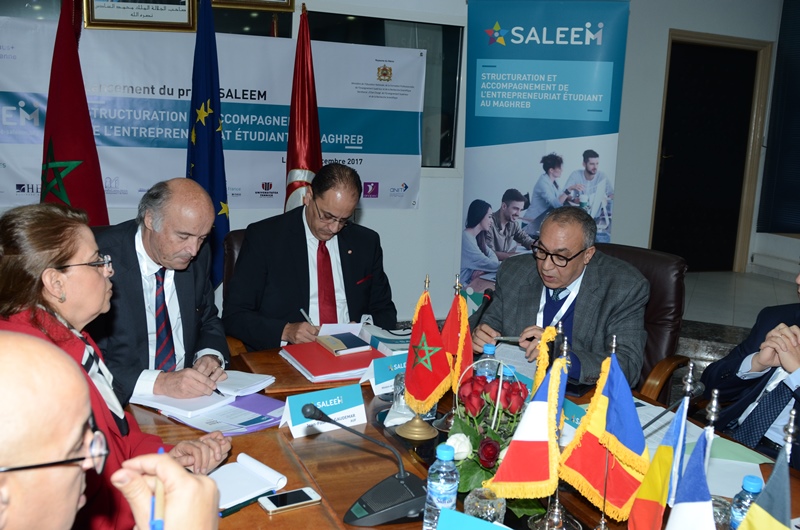 Lancement du Projet SALEEM pour favoriser l'entrepreneuriat étudiant au Maroc et en Tunisie
