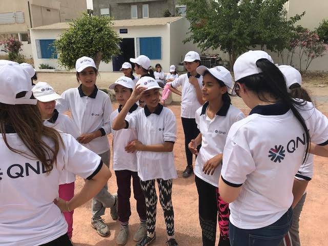 QNB embellit une école de Ben Arous