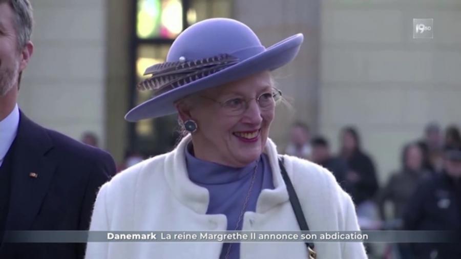 Danemark : la reine Margrethe II abdique après 52 ans de règne