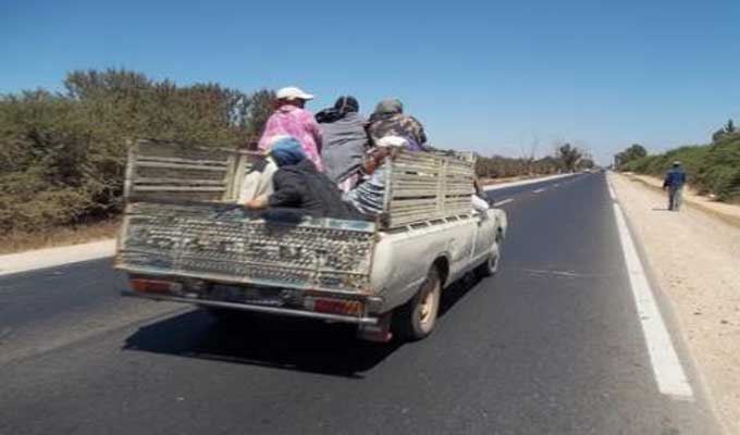Sidi Bouzid : Quatre ouvrières agricoles blessées dans un accident