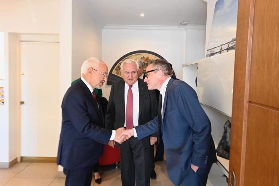 Rencontre Ghannouchi - Raffarin