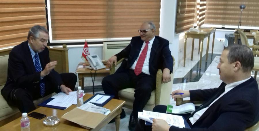 Rencontre entre le président de la CONECT et le ministre du Commerce