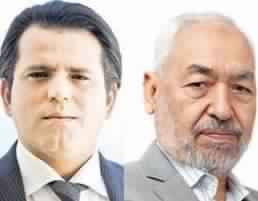 Rached Ghannouchi s’entretient avec Slim Riahi
