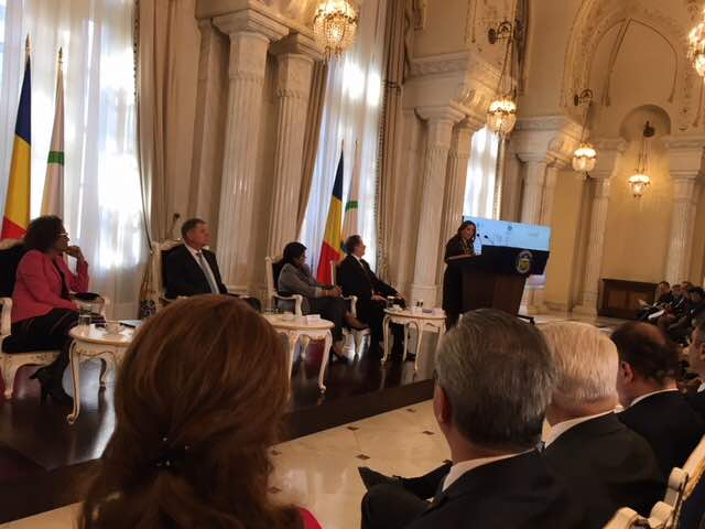 Bouchamaoui à la Conférence des femmes de la Francophonie à Bucarest