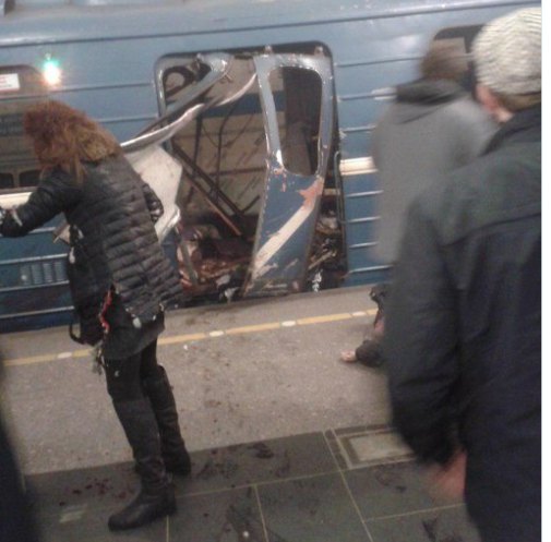 Explosion dans le métro de Saint-Pétersbourg: Une dizaine de morts