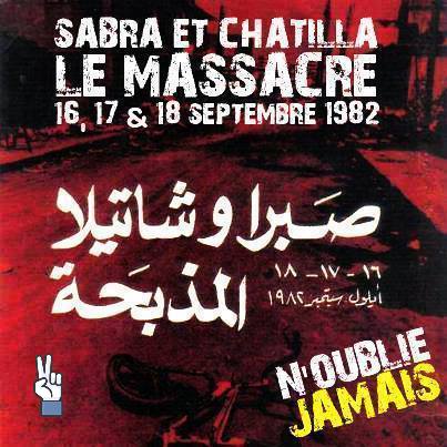 Massacre de Sabra et Chatila : 34 ans après et aucune condamnation pénale