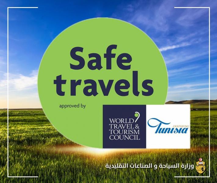 La Tunisie obtient le « Safe Travel Stamp » attribué par le Conseil mondial du Voyage et du Tourisme
