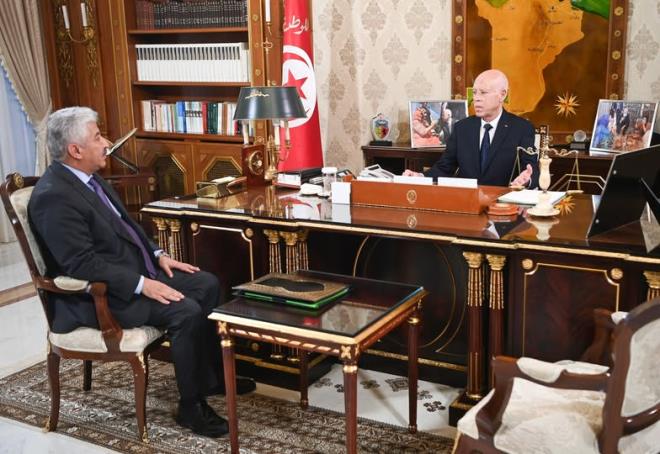 Saied s'informe des résultats de la visite du ministre de l'emploi en Libye