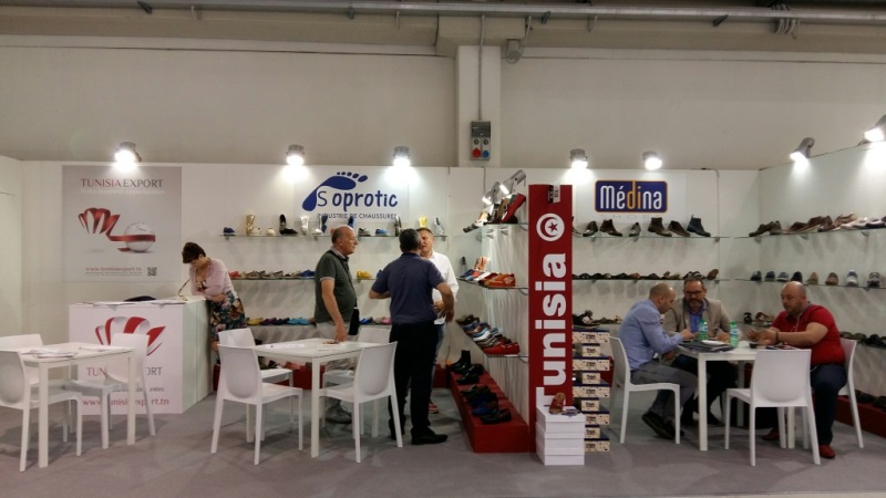 La Tunisie au salon de chaussures Expo Riva Schuh en Italie