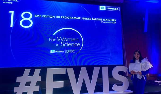 La chercheuse tunisienne Samar Hadrouk remporte le prix UNESCO “Pour les femmes et la science”