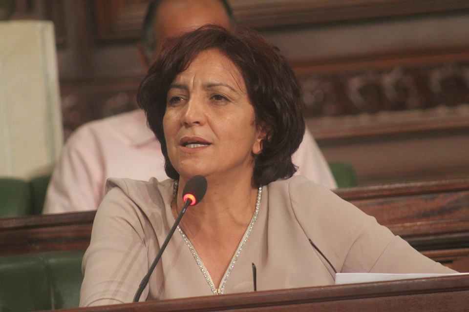 Samia Abou à Ennaceur : Vous avez franchi les lignes rouges! Vous n'êtes pas chez vous !