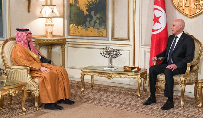 Kaïs Saied reçoit le ministre saoudien de l'Intérieur