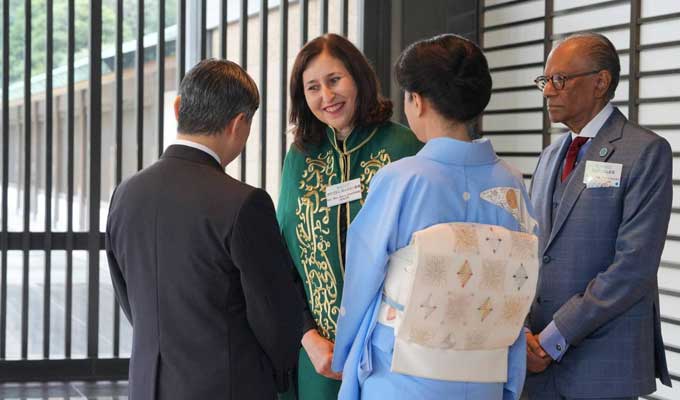 TICAD 9: Sarra Zaafrani Zenzri reçue par l’Empereur du Japon au palais impérial