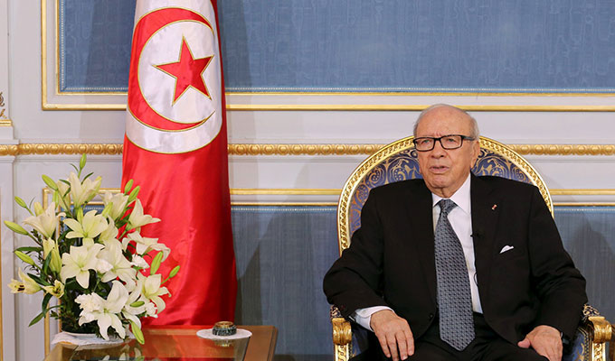 Le Président Essebsi s'adressera au peuple tunisien, ce soir à 20h45
