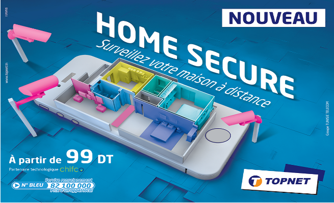 Topnet lance « Home Secure », sa première solution d’objets connectés