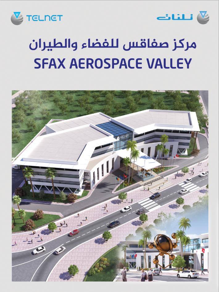 TELNET : centre de l’Espace et des satellites "Aerospace Valley" à Sfax