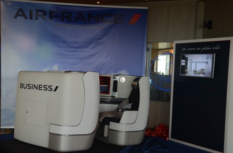 Air France présente à Tunis son Nouveau fauteuil business: Un concentré d'élégance et de raffinement !