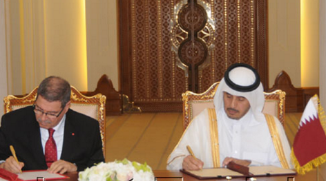 Signature tuniso-qatarie d'accords de coopération et de mémorandums d'entente