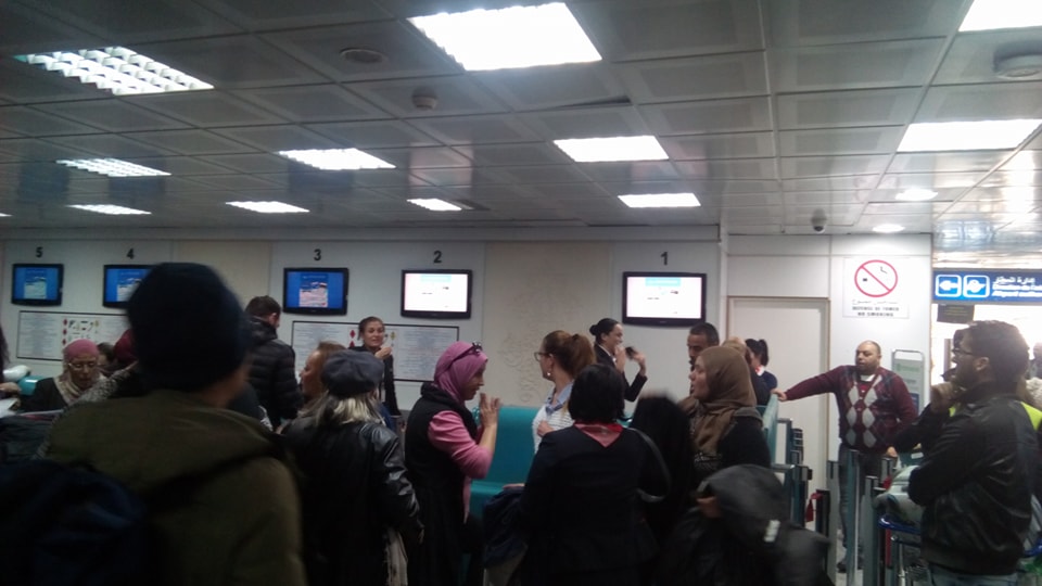 Tunisie : situation chaotique à l’aéroport Tunis Carthage