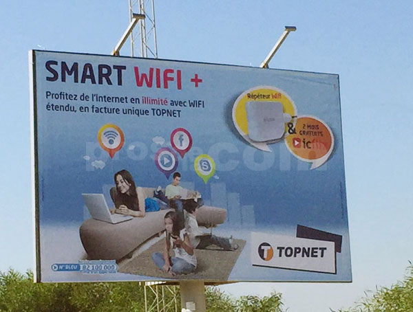 TOPNET lance le Pack SMART WIFI + : 1ère offre d'accès à l’internet en illimité avec large couverture WIFI et contenu vidéo