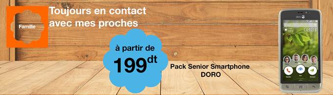 Doro 8031 : Le Smartphone des seniors désormais disponible chez orange
