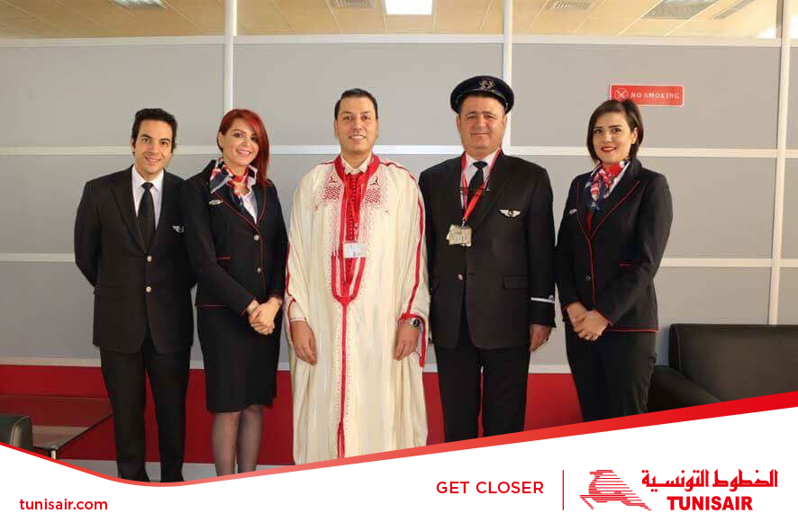 Sofiène Ben Gamra l’ambassadeur de l'habit traditionnel à Tunisair