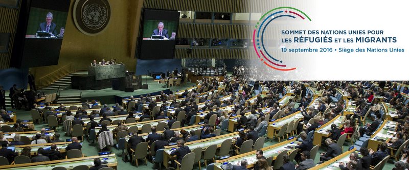 Réunion de haut niveau à l’occasion du 1er Sommet de l’ONU sur les Migrants et les Réfugiés