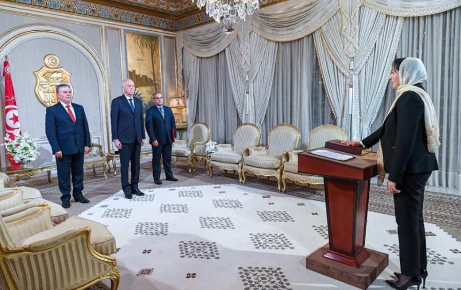 Kaïs Saied remet ses lettres de créance à la nouvelle ambassadrice de Tunisie à Prague