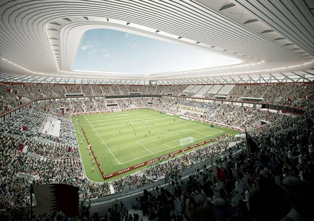 Ras Abu Aboud Stadium: Le premier stade démontable dans le Monde
