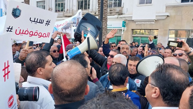 Le Front national des syndicats de sécurité proteste