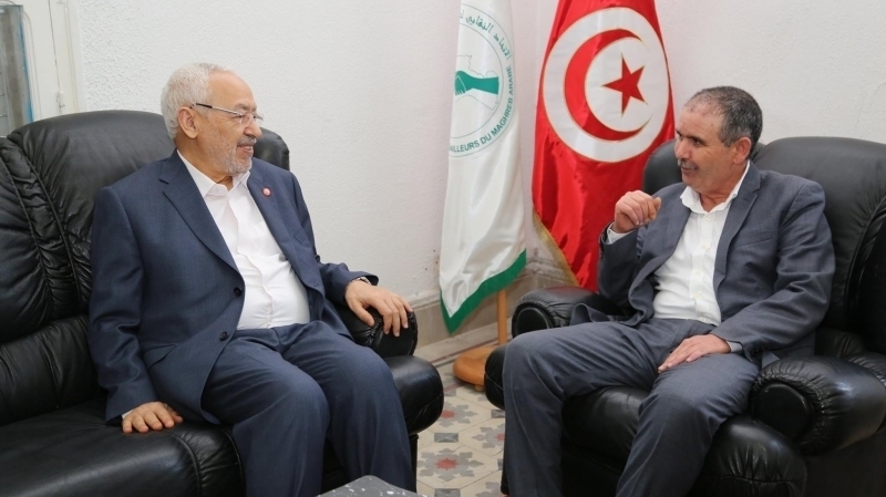 Que fait Rached Ghannouchi chez Noureddine Tabboubi ?