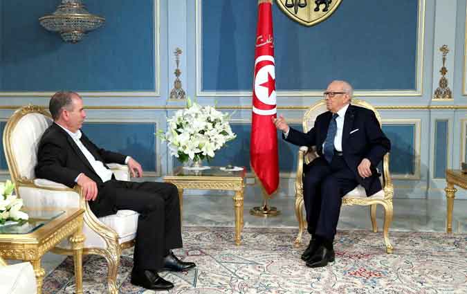 Essebsi reçoit Noureddine Taboubi à Carthage
