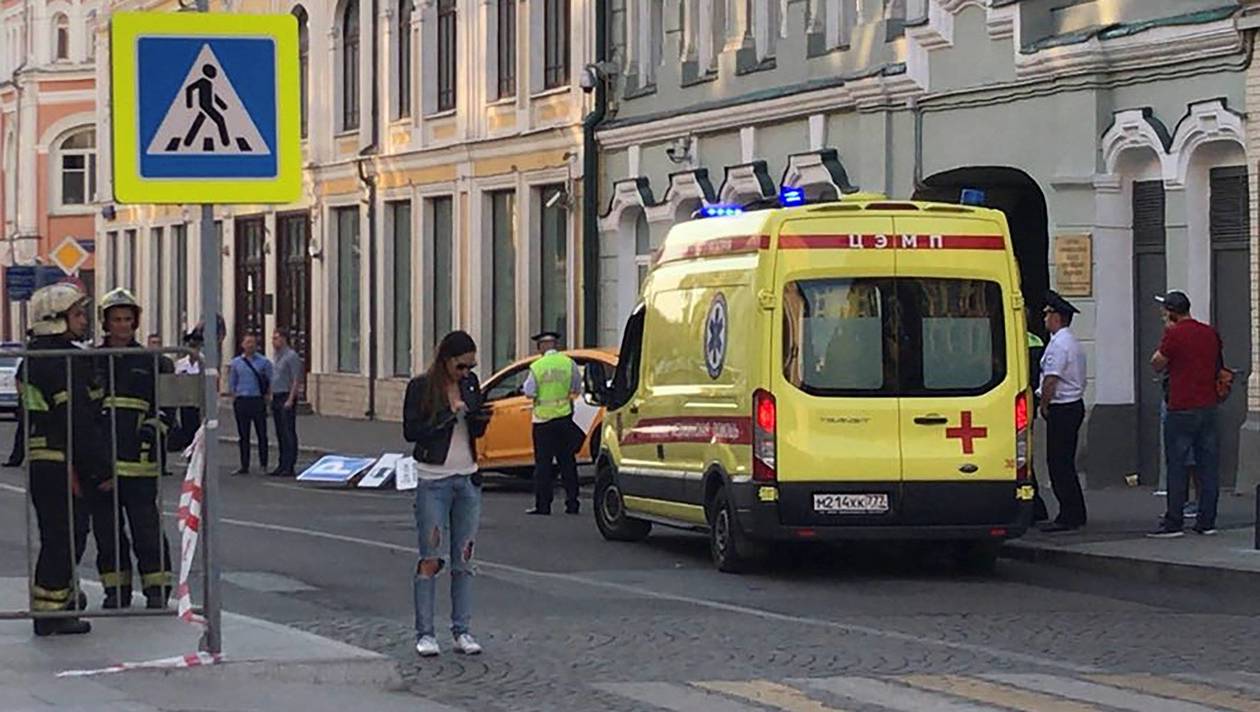 Un taxi percute des piétons à Moscou faisant 8 blessés