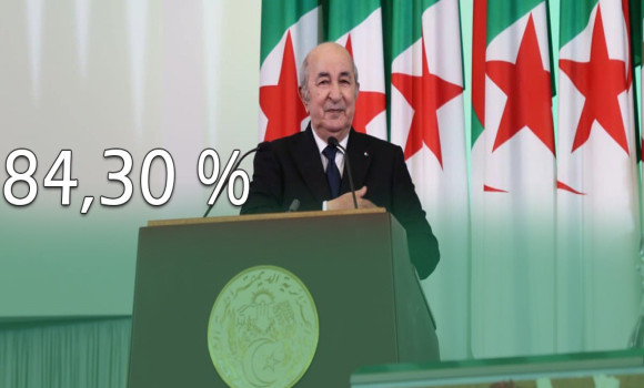 Algérie : Le président Abdelmadjid Tebboune réélu avec 84,3 % des voix, selon des résultats définitifs