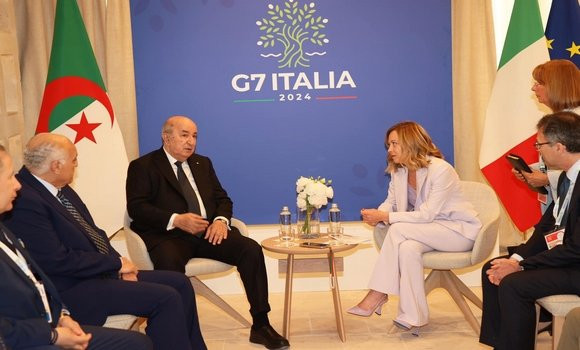 La participation de Tebboune au G7 couronnée par un accord stratégique pour la réalisation d'un mégaprojet de production de céréales