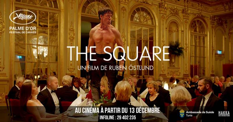 Le film THE SQUARE de Ruben Östlund en Tunisie dès demain
