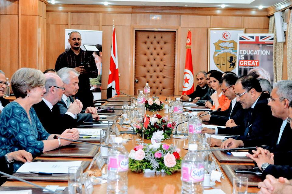 Démarrage des travaux de la commission Tuniso-Britannique pour l’Enseignement Supérieur