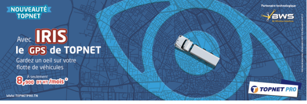TOPNET lance sa solution de géolocalisation des véhicules: le IRIS GPS
