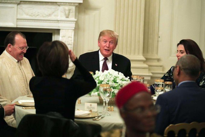 L’Ambassadeur de Tunisie aux USA rompt son jeûne chez Trump…en Djebba !