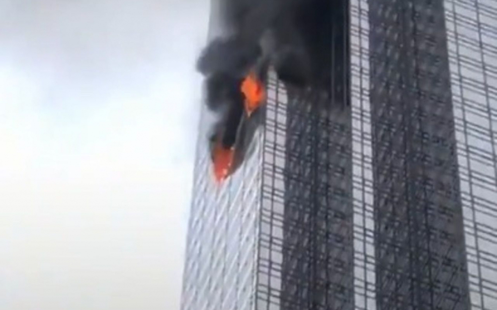 Incendie à une Tour à New York propriété de Donald Trump