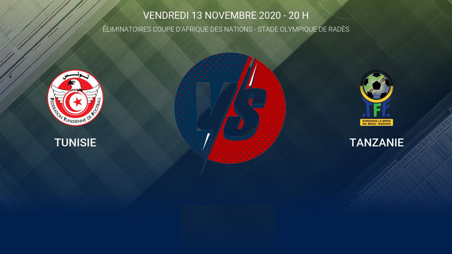 Elim. CAN2021, Tunisie-Tanzanie: Trois chaînes Tv diffuseront le match